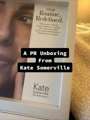 I will be getting a soothe, brighten & firm experience from @Kate Somerville who sent me this amazing #prbox. #katesomerville #skincare #prunboxing #ugccreator ⭐️Soothe ~ goat milk soothing cleanser ⭐️Brighten ~ exfolikate intensive exfoliating treatment ⭐️ Firm ~ kateceuticals total repair cream