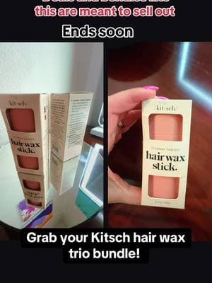 Grab your hair wax stick trio combo deal! TikTok always got this deals @Kitsch always for the products for our hair beauty #tiktokmademebuyit #tiktokviral #tiktokcreatorpicks #tiktokshopnewyearnewme