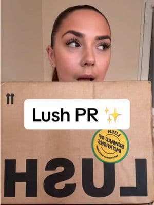 AD | BEST DAY EVER 🙌🏼 link is in my comments if you wanna join me as part of #friendsoflush ✨ #creatorsearchinsights #prpackage #lushcosmetics #smallcreator