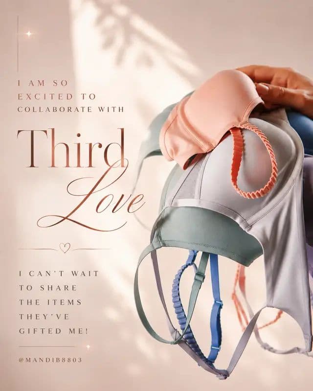 There’s just something about finding the right bra..🥰 A little support ❤️🩹 A little boost of confidence 😌 A little spark of magic 🪄 It makes you feel like a dangerous woman 🔥 I’m beyond excited to collaborate with @Thirdlove 🩷 I literally can’t wait to share the items they’ve gifted me from their collection 🤍 #thirdlove 🥰 #collab ✨ #bras 💖 #complimentary 🎁 #mandib8803💕