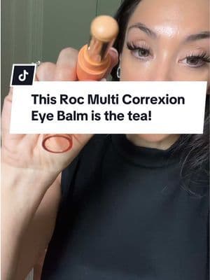 I’m obsessed with this rock multi correxion eye balm! I use it every day religiously. It’s amazing. #roceyebalm #rocmulticorrexion #makeuphacks #undereyemakeup #aprilmademebuyit #tiktokshopcreatorpicks #creatoricons #tiktokshopmothersday