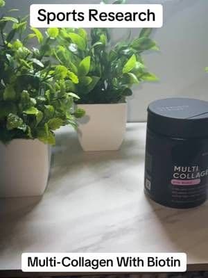 Sports Research Multi Collagen + Biotin Glowing skin, stronger nails, thicker hair… inside job activated 💅🏽✨ #tiktokshop #tiktokmademebuythis #GlowUpJourney #HairSkinNails #WellnessRoutine