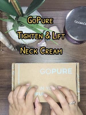Thank you, @Gopure! I am excited to see the result π€π #neckcream #gopure #gopurebeauty #skincare #skincaretips #skinca