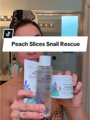 Just tried the Peach Slices Snail Mucin set. Jelly mask, toner, and moisturizer – the whole deal. Gentle exfoliation, targeting dark spots and blemishes. Honestly, impressed. Check it out. #SnailMucin #PeachSlices #SkincareRoutine #DarkSpots #BlemishControl #SkincareTips #GlowingSkin #TikTokShop #Exfoliation #UnevenSkinTone #springtok #tiktokshopspringglowup #shopwomenowned #creatorboostcamp #tiktokshopcreatorpicks #spotlightfinds