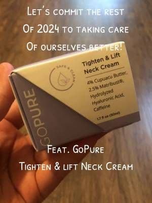 Loving the #viral @Gopure #tighten and #lift neck cream! #gopure #gopurebeauty #gopureneckcream #viraltiktok #tiktokshop #tiktokshopbacktoschool #backtoschooltiktokshop #tiktokviral #viralneckcream #selfcare #selfcareroutine #selfcarechallenge #momsoftiktok #momsoftiktok #tiktokshopping #tiktokshopfinds #neckcream #gopurebeauty #gopureskincare