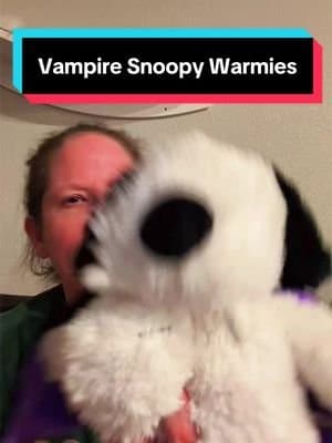 Halloween or Christmas? ππ @Warmies Vampire Snoopy Warmies may be giving Halloween an unfair advantage. π Heβs a gen