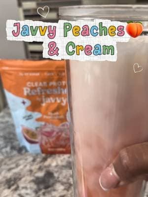 Peaches & Cream at home?! 🍑🤍😍 Baby, this combination is TOO GOOD! Javvy Peach Passionfruit mixed with sweet protein cream for the cutest little drink moment! Creamy, fruity, and so refreshing! 21g of protein! ✨ Why haven’t I tried this sooner?! 🥹💕 Grab yours from the orange cart and make it with me! 🛒 @Javvy #Javvy #PeachesAndCream #DrinkTok #TikTokShopFinds #ProteinDrinks