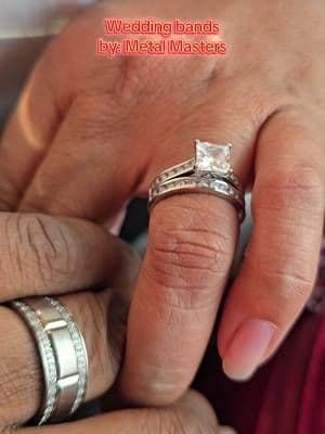 Wedding bands by @Metal Masters #tiktokshopcreatorpicks #marriedcouples #rushready2025 #metalmasters #weddingband