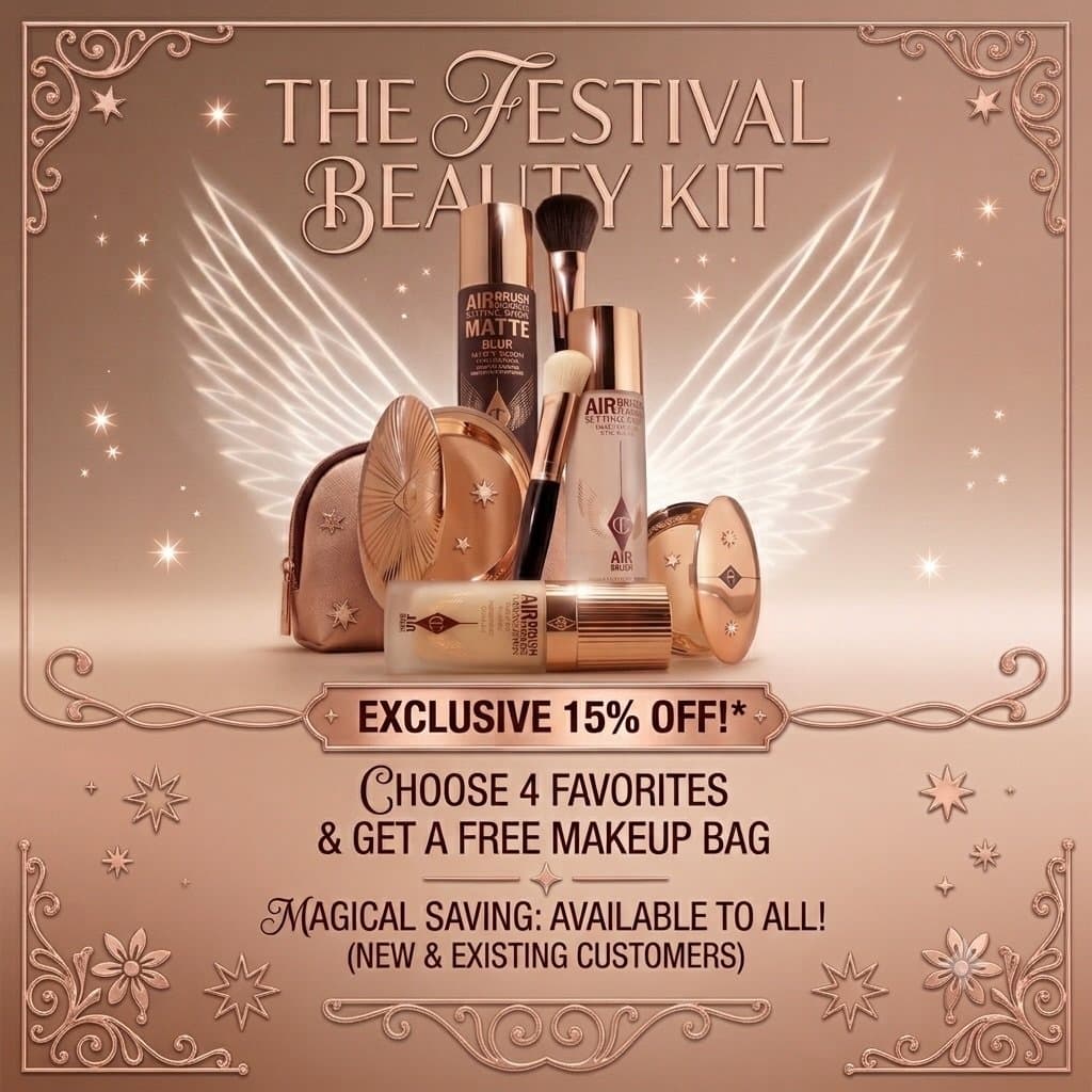 Festival season beauty unlocked โจโบ๏ธ Charlotte Tilburyโs Magic Beauty Stars Festival Makeup Kit is here! ๐
Pick your 4 f