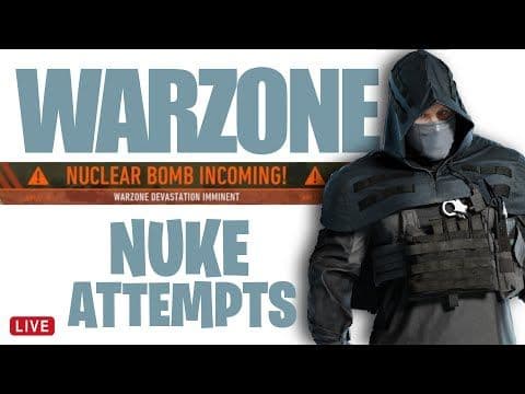 Nuke Attempts on Rebirth Island | Warzone | Sponsored by @SkinClub