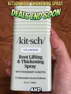 Let this spray be your warrior for flat thin hair! @Kitsch thank you for coming out with your volumizing root lifting and thicker needs spray that smells amazing #tiktokcreatorsearchinsights #tiktokshopnewyearnewme #tiktokcreatorpick #haircare #2026