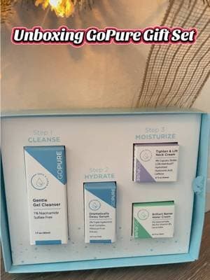 Donβt want to commit to buying full size just yet, this set is for you! One of the most loved products out on TikTok shop! #skincare #gopure #skincareroutine #skincaremusthaves #tiktokshop #tiktokmademebuyit #giftset @Gopure
