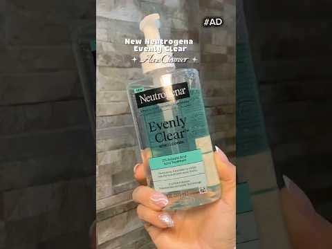#AD New neutrogena Evenly Clear @neutrogena #evenlyClear #acne