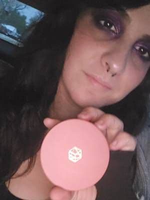 This blush is such a stunning shade. I will definitely use this often. 🖤 #blush #tiktokshop #fy