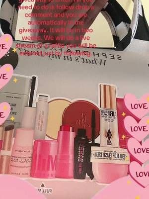 Giveaway Sephora favorites bag 12 goodies inside bag to enter the giveaway you will have to follow me drop me a comment and you are automatically in the raffle that will end in two weeks so follow for the giveaway #Sephora #SephoraFavorites #Giveaway #TikTok #TikTokShop #TikTokCreator #TikTokShopSpringGlowUp #Beauty #Hair #Nails #Skin #Health #Joy#BeautyLover #StayAtHomeMom #MakeupAddictionMakeUpDolls #MakeupAddiction #Makeup #HomeCare #Trend #Follow #Viral