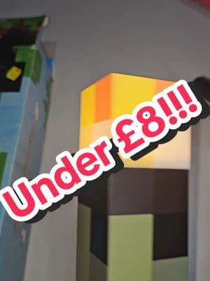 I know this is going to be a winner! 😍✨️ #fyp #Minecraft #giftideas #toys #nightlight #Christmas #tiktokmademebuyit