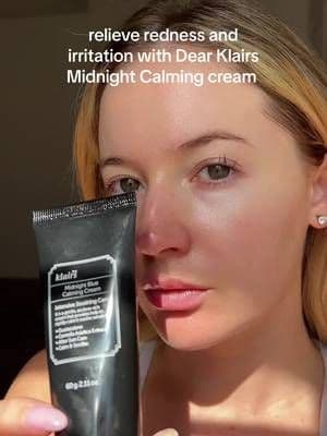 quickly relieves skin redness and irritation @Klairs Global Official #dearklairs #klairs #calmingcream #nightcream #mois