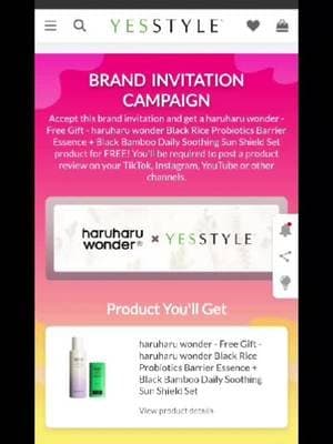 โจ Thank you @YesStyle & @haruharu wonder for sending me these amazing products ๐ค Canโt wait to try them out and share my honest review! #YesStyleInfluencer #haruharuwonder #ugc #prpackage #ugccreator @YesStyleInfluencers @haruharu wonder Official US @haruharu wonder Thailand