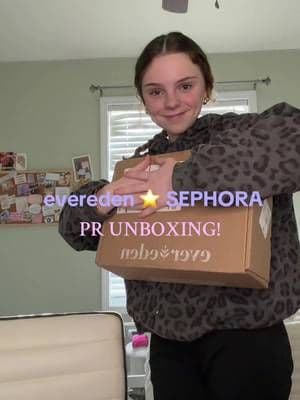 YAY! i can’t express how excited i am!! thank you so much evereden and sephora!! 😆@Evereden @sephora #pr #prunboxing #e