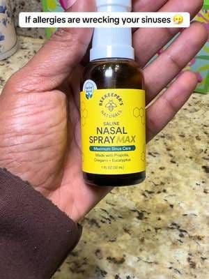 Allergy season has been rough 🤧 This has been a go-to lately. On sale + free shipping if you’re interested. #allergyseason #sinusrelief #wellnessfinds #tiktokshopfinds #TikTokShopStockUp @Beekeeper's Naturals