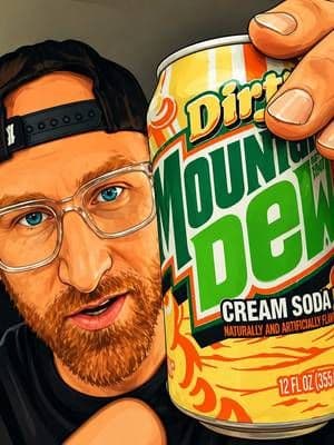 Had to grab one of these delicious Dirty Mountain Dew Cream Sodas for lunch. @Pepsi #ad #mountaindew_partner