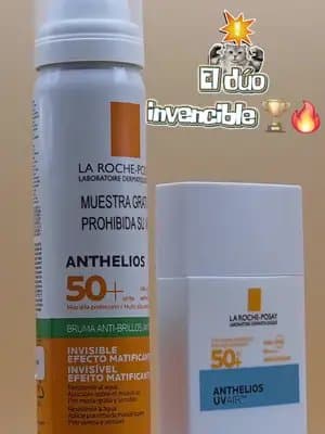¿Piel protegida y lista para brillar? ✨ Con el Crew Anthelios de @larocheposay ¡no hay vuelta atrás! 😎 Les comparto mi experiencia con este dúo invencible: Anthelios UV Air para mi rutina diaria y la Bruma Invisible para reaplicar sobre el makeup sin arruinar nada. ☁️ Es tan ligero como el aire y perfecto para controlar el brillo todo el día. 🧡 ¿Cuál de estos dos es tu favorito para ganarle la batalla al sol? Cuéntame en los comentarios 👇✨ #NoHayVueltaAtras #TanLigeroComoElAire #Publicidad #LaRochePosay #Anthelios @La Roche-Posay