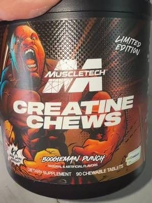 Creatine without the shaker bottle? Say less. 👏🔥 These MuscleTech Creatine Chews are convenient, portable, and taste g