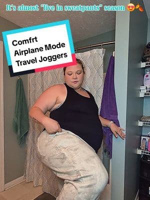 Cold weather is ALMOST here and you already know what that means… sweatpants season! 🍂❄️🙌 The @Comfrt Airplane Mode Travel Sweatpants are exactly the kind of pants I want to live in once those temperatures start dropping. Soft, cozy, relaxed AND they have zip pockets?! 😍👏 Perfect for chilly fall mornings, winter errands, school drop-off, road trips, flights or those days when you just want to be COMFY. I’m officially ready to trade the shorts for sweats. 😂 Who else is counting down to cold weather? 🍂👇 #tiktokshopbacktoschool #coldweather #clothes #sweatpants #fashion