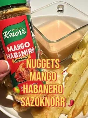 Nuggets de pollo mango habanero con los nuevos SAZOKNORR 🌶️🥭🐔#KnorrSazonadoresFM #Knorr #Publicidad #nuggets #recetaspracticas @Knorr México @For_Me