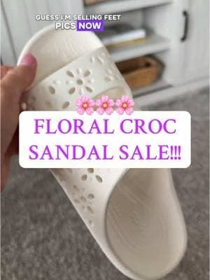 Absolutely obsessed with these floral Croc sandals 🤩🌊☀️🏝️🍉🩴💖😎 #crocs #crocssandals #sandals #crocsgang #sandals #croc #crocs4life #crocswithnosocs #crocsshoes #springfashionfest #TTfest #tiktokshopspringglowup #tiktokshopspringglowup #tiktokshopspringsale2025 #springfinds #springglowup #tiktokshopspringglowup #tiktokshopcreatorpicks #tiktokshopspringglowup #creatorsearchinsights