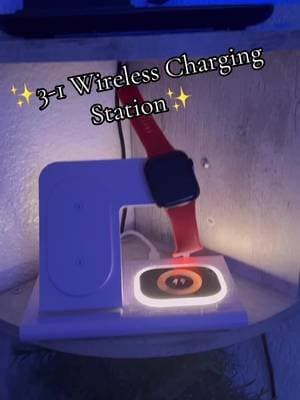 Currently Obsessed with my 3-1 wireless charger‼️ Had to grab 2 for his and hers #wireless #wirelesscharger #phone #charger #tiktokshop #tiktokshopfinds