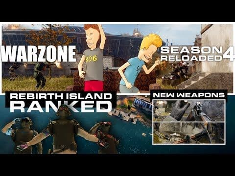 Rebirth Island Ranked | Black Ops 6 Season 4 Reloaded Today | Beavis & Butt-Head Event + Bundle |