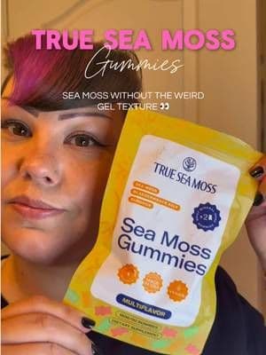Tired of sea moss gel because of the texture or taste? π These True Sea Moss Gummies are such an easy alternative. Theyβre made with sea moss, bladderwrack, and burdock root in a simple chewable gummyβno gel, no weird texture, and no funky aftertaste. π If youβve been searching for sea moss gummies instead of sea moss gel, this is definitely one to check out. @trueseamoss #seamoss #tiktokshopcreatorpicks #tiktokshopstockup #halloween #summerwins