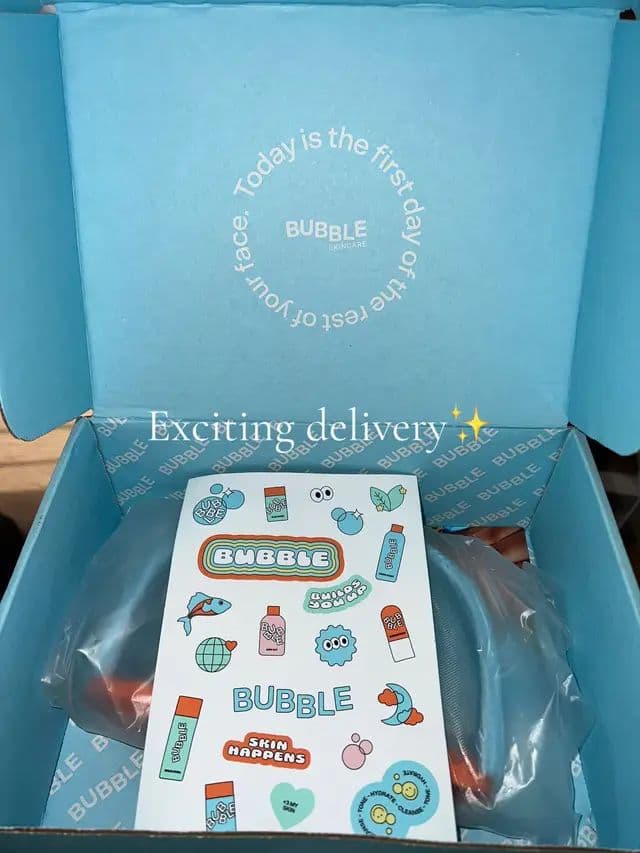 My 2nd PR package!!🥹✨ so so excited to try🧴@Bubble Skincare @Bubble Insiders #fyp #bubbleskincare #prpackage #skincare #contentcreator