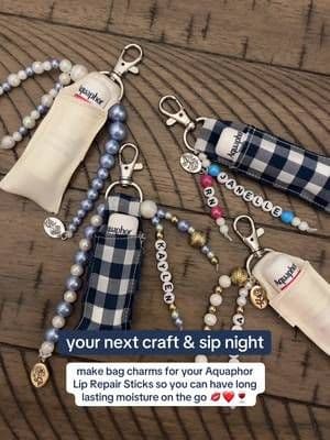 #Ad The cutest girls night idea! @AquaphorUS is our absolute favorite — so it’s the perfect addition to our crafting nights🥰 Get your Aquaphor Lip Balm at @target & send this to someone you want to make lip balm holders with! #AquaphorMyBSF #CraftIdeas #GirlsNightIn #CraftandSip