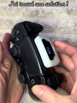 La batterie externe rechargeable pour manette. La solution aux manettes qui s’éteignent en pleine partie. Facile d’utilisation. #batteriemanette #ps5 #TikTokShopFR #test #bonplan