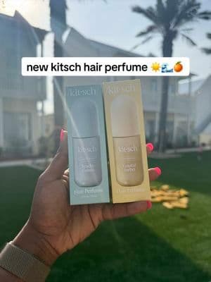 new kitsch hair perfume scents โ๏ธ๐๐ wear them alone or layer themโฆ either way youโre gonna be obsessed ๐คญ summer in your hair + currently on sale ๐งก linked in orange cart @Kitsch #kitschsuperbrandday #kitschbrandday #superbranddaykitsch #hairperfume #tiktokshopcreatorpicks
