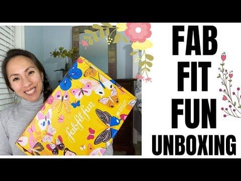 FabFitFun Spring Box Unboxing 2020