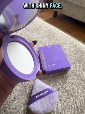 Shine be gone!!!! π€β¨ @Wonderskin #oilyskin #skincare #makeup #tiktokmademebuyit