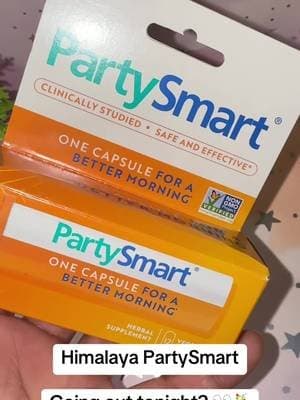 PartySmart comes in convenient single-serve capsules designed to be taken as directed when drinking. Tiny enough to toss right into your purse before heading out. 💃🏽✨ #Himalaya #PartySmart #NightOutEssentials #WellnessRoutine #TikTokShop