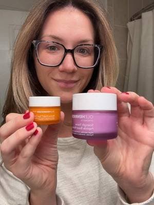I wish I had found these creams sooner! But why did I have a hair sticking in my eye the entire time I filmed this? 🥲🫠 @Olehenriksen #olehenriksen #skincaretiktok #skincare #nighttime #nighttimeroutine #getunreadywithme #tiktokshop #tiktokshopfinds #tiktokshopblackfriday #tiktokshopcybermonday #tiktokshopholidaydeals #tiktokshopbeauty #blackfriday #cybermonday