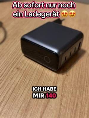 ⚡ Power ohne Kompromisse! Mit dem Anker 140 W Ladegerät lädst du Laptop, Smartphone & Co. gleichzeitig – und das ultraschnell! ✅ 4 Ports: 1×USB-A & 3×USB-C ✅ Kompakt, leistungsstark & perfekt für unterwegs Nie wieder Ladegeräte-Chaos! 🔌 #Anker #Ladegerät @Anker DE #TechGadget #PowerDelivery #TikTokMadeMeBuyIt