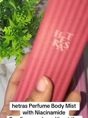 hetras Perfume Body Mist combines fragrance with niacinamide for a refreshing body-care experience. Perfect for adding a little extra scent and luxury to your everyday routine! 💕 #Hetras #PerfumeBodyMist #BodyCareFinds #FragranceTok #TikTokShop