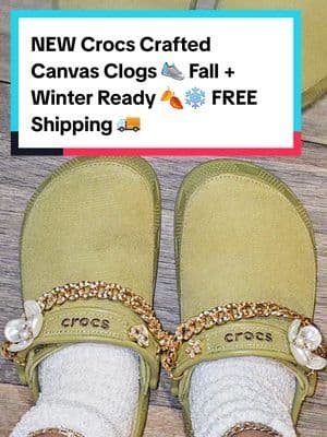 NEW Crocs Crafted Canvas Clogs 👟 Built for Fall + Winter 🍂❄️ All-day comfort, sleek style, and yes — FREE Shipping 🚚. Don’t miss this upgrade. … #fyp #abbydames #Crocs #CrocsStyle #CrocsOutfit #CrocsLove #CrocsTok #CrocsTrend #ComfyStyle #FallFashion #TikTokShopRestock #tiktokshopcreatorpicks #BahamianCreator #BahamianInfluencer #CaribbeanCreator #CaribbeanInfluencer #Austininfluencer #Austincreator #Texasinfluencer #Texascreator #UGC #TikTokpartner #blacktiktok #TikTokShopFallDealsForYou #AutumnLiving #TikTokShopBlackFriday #TikTokShopCyberMonday #SuperBrandClub #ViralOnTikTokShop #FentySuperBrandDay #susteassuperbrandday