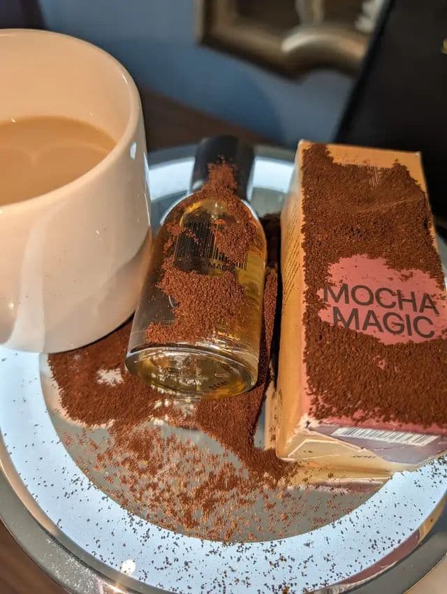 Thank you @dedcool π€ & @beautytap π for gifting π me this Mocha Magic βπͺ fragrance I absolutely love it! π Here's my review: βββββ I love this Mocha Magic by Ded Cool so much! It smells sweet and savory at the same time! It's relaxing but energizing and I just can't get enough of the way it smells! I am a huge mocha fan so this is absolutely right up my alley! It smells very distinctly like mocha which has a combination of an amazing and delicious coffee and chocolate aroma! It really stands out from my other fragrances because it's so sweet and welcoming! This is my first ever product from Ded Cool and I absolutely love it and I am so excited to try more! #dedcool π #beautytap π #gifted π #ugccreator π₯ #mandib8803π