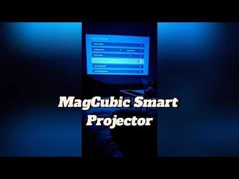 Magcubic HY300 PRO Mini Projector Review: Watch the Auto-Keystone Work!