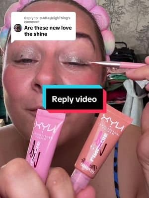 Replying to @ItsAKayleighThing 🥰🥰 I’ve gone very shimmery today! 😜😜 @nyxcosmetics_uk #tiktokmademebuyit #dealdrops #makeup #nyxcosmetics #lorealistaruk