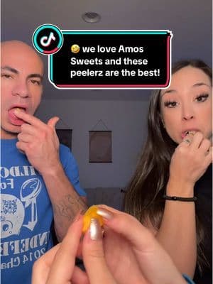 These Amos peelerz are so so yummy!! I love playing with my food🤣 ##fashionlookbook ##spotlightfinds ##toptierjanuary ##newyearnewaura ##tiktokshopcreatorpicks##mademyyear ##ttslevelup ##ttsdelightnow##GiftGuide##TikTokShopLoveAtFirstFind ##seasonalgems##lovelanguage ##tiktokshopjumpstartsale##amossweets##amospeelerz##amoscandy##snacktok##sweettooth##candytok