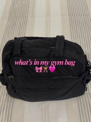 gym days made easier with @BAGSMART 💝 cute, spacious, & practical 🥰 #gymbag #bagsmartdufflebag #gymtok #gymgirl #tiktokmademebuyit