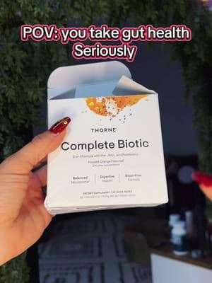 Seriously we don’t play with gut health 🤌🏼 #Tiktokshopholidayhaul #tiktokshopcreatorpicks #thorne #guthealth